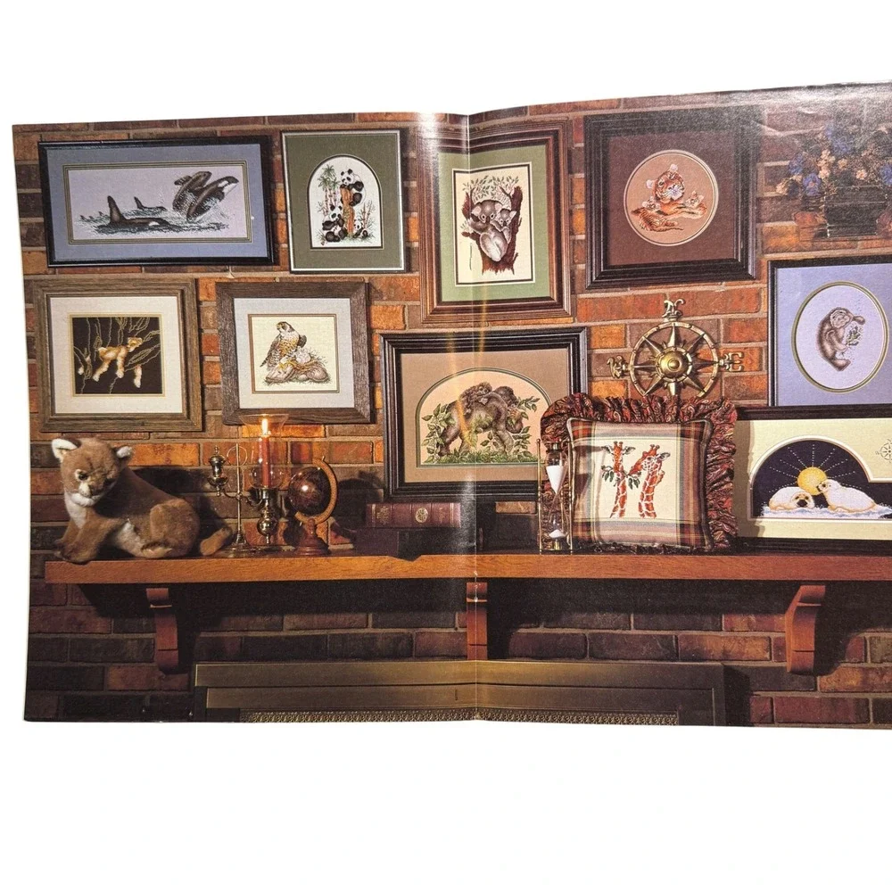 Stoney Creek Collection Wild & Free Cross Stitch Pattern Book 22 Wildlife Animal